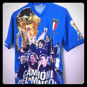 Men’s Italian soccer jersey shirt